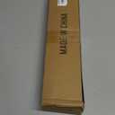 Wood Curtain Rods for Windows 30 to 45 Inch, 1 Diameter Drapery Rod with Imitation Wood Grain Finials, Adjustable Heavy Duty Curtain Rod Set, Indoor/Outdoor Modern Curtains Rods, 30-45