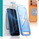 GARYOG [2-Pack Screen Protector for iPhone 17 Pro with Camera Protector & Magnetic Kickstand - 9H Military-Grade Tempered Glass,Easy Bubble-Free Installation,Ultra HD Clarity,Scratch-Resistant.