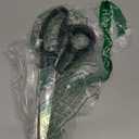 Fabric Pinking Shears Craft ScissorsSerrated Scalloped stainless Steel Handled Professional Sewing black Scissors, Scissors for Leather, Tailoring, Paper Crafts Hand shears etc. (Scalloped3mm)