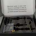 BWE 8 Inch Vintage Brass Bathroom Faucet for Sink 3 Hole Brushed Gold Bathroom Sink Faucet with Pop-up Drain and Supply Lines 2 Handle Widespread Bathroom Faucet Solid Brass