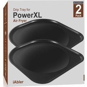 Original Air Fryer Drip Tray for PowerXL, Air Fryer Replacement Drip for PowerXL 10 Qt Vortex Air Fryer Pro, Pro Plus, 6Qt Power AirFryer Pro, Oven Deluxe,Oven Pro, 8Qt Power AirFryer Pro, NonStick