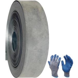 F&L 710-003 Heavy-Duty Metal Strap  26 Gauge Galvanized Steel Strap , 1-1/2" x 100 ft, Duct Strap, Pipe Strap  Durable & Flexible for HVAC, Construction, Plumbing & Electrical Use
