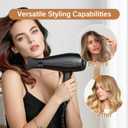 2PCS Hair Dryer Attachment Black Plastic Blower Nozzle Replacement Styling Tool for Home Use or Professional Salon Hairdressing Blow Outer Diameter 4.2cm to 4.6cm