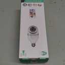 WiFi Security Light Bulb Camera, 360 Rotation, Dual Light, Surveillance System