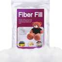 BUTUZE 5.29oz/ 150g Polyfill Stuffing Fiber Fill, (2.1oz-4.4lb) White Premium Fiberfill Stuffing for Craft, Crochet Stuffing, Stuffing for Stuffed Animals, Cotton Batting - Sealed Packaging