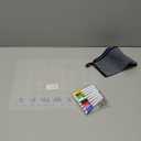 Colored Reusable Fridge Calendar 15"x11", Magnetic Calendar for Refrigerator, Acrylic Whiteboard Calender Dry Erase, workable on Dark and Light Background. 8 Markers and erasers(Blue).