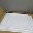 Art3d PVC Ceiling Tiles, 2'x2' Plastic Sheet in White (12-Pack), 24"x24"