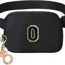 Fanny Pack Crossbody Bag Belt Bag，Graduation Gifts for Teen Girls Kids - Birthday Gifts for Girls,Friendship Gifts for Women,Friend Birthday Gifts, Cute Trendy Stuff.(Black-O)