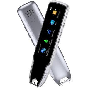Translator Pen & Scan Reader Pen for Dyslexia,Language Learners & Learning Difficulties,Translation Pen for 112 Languages (Silver and Black)