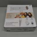 T3 Featherweight StyleMax Professional Ionic Hair Dryer with Custom Heat Automation & 4 Attachments,Fast Drying,Lightweight with 5 Heat & 3 Speed Settings,2 Concentrators,Diffuser & Smoothing Comb (1" Clip Iron, White)