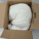 BOURINA Off White Throw Blanket 50x60 Inches Throw Textured Solid Soft Sofa Couch Decorative Knit Blanket