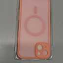 SPIDERCASE for iPhone 15 Plus Case, Magnetic Translucent Matte Case with 2PCS Tempered Glass Screen Protector Slim Phone Case for iPhone 15 Plus 6.7'', Pink