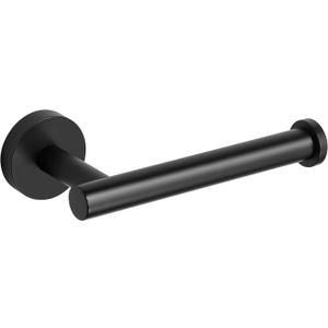 Stainless Steel Wall Mounted Toilet Roll Holder for Bathroom and Kitchen, Matt Black