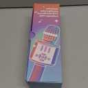 Amazmic Karaoke Microphone for Adults, Wireless Bluetooth Microphone for Singing Portable Karaoke Machine Handheld with LED Lights, Gift for Kids Adults Birthday Party, Home KTV(Rose Gold)