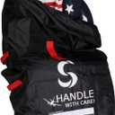 Car Seat Travel Bag for Airplane - Fits Convertible Car Seats, Infant carriers & Booster Seats, Black Upgrade