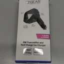 ZGear FM Transmitter and Fast Charging Car Charger 12 watt 2.4 amp Aux & USBport