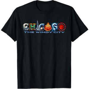 The Windy City A Chicago Sporting Team Fan A Fun Chicagoan T-Shirt, S