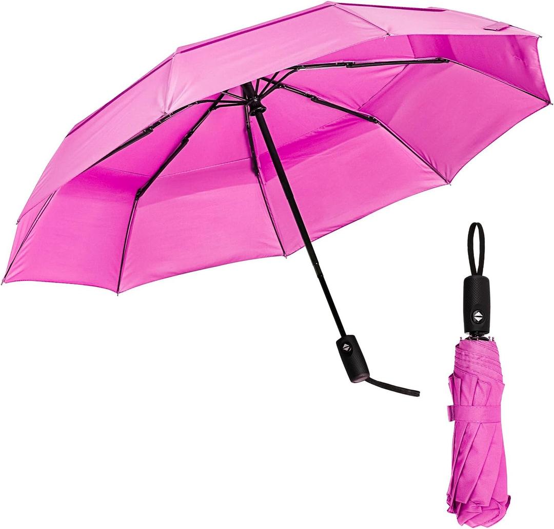 Mr. Pen- Windproof Travel Umbrella, Pink Blossom, Automatic Umbrellas for Rain, Compact Umbrella, Travel Umbrella Compact, Umbrella Windproof Umbrella, Umbrellas for Rain Windproof, Portable Umbrella