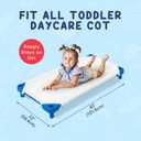Comfyanno Cot Sheets for Daycare Toddler Size - Fits 23" x 40" Cot, 10 Pack Bulk, Daycare Essentials, Soft & Comfortable Fitted Cot Cover, Preschool Kids Nap Time Sheets, Brushed Microfiber - White