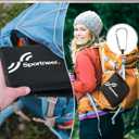 Sportneer Sitting Pad, Lightweight Waterproof Folding Seat Pad for Backpacking, 15.75'' x 15.75'' Portable Camping Seat Mat for Hiking, Picnics & Outdoor Use