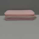 Case-Mate Jelly Makeup Bag - Waterproof Travel Makeup & Toiletry Bag - Cosmetic Make Up Organizer/Case for Women - Small Zipper Pouch for Hair Accessories and Daily Essentials - Ballet Pink Twinkle