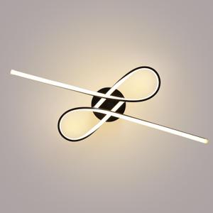 Modern LED Ceiling Light Fixture, Adjustable Brightness, dimmable with Remote Controller, Bedroom Lights, Embedded Ceiling Chandelier, Suitable for Bedroom, Living Room, Office, Dining Room