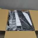 45ft X 13in Animal Barrier Fence, 32 Panels No Dig Fence for Dogs Rabbit, Anti Digging Defense Barrier Garden Edging Border, Rustproof Metal Arched Decorative Garden Fencing for Outdoor, Yard, Lawn (Black)