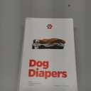 Pet Parents Washable Dog Diapers (3pack) + Extenders of Durable Doggie Diapers, Premium Dog Diapers Female (Medium, Natural) (14-20")