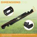 HQPASFY 742P05177A-X Lawn Mower Blades Compatible with Cub Ca det 42" Deck XT1-LT42 XT2-LT42 Tractors Ultima ZT1 ZT2 Zero Turn Mower, 490-110-C202 Mulching Blades Replaces CMXGZAM110202, 490-110-Y202