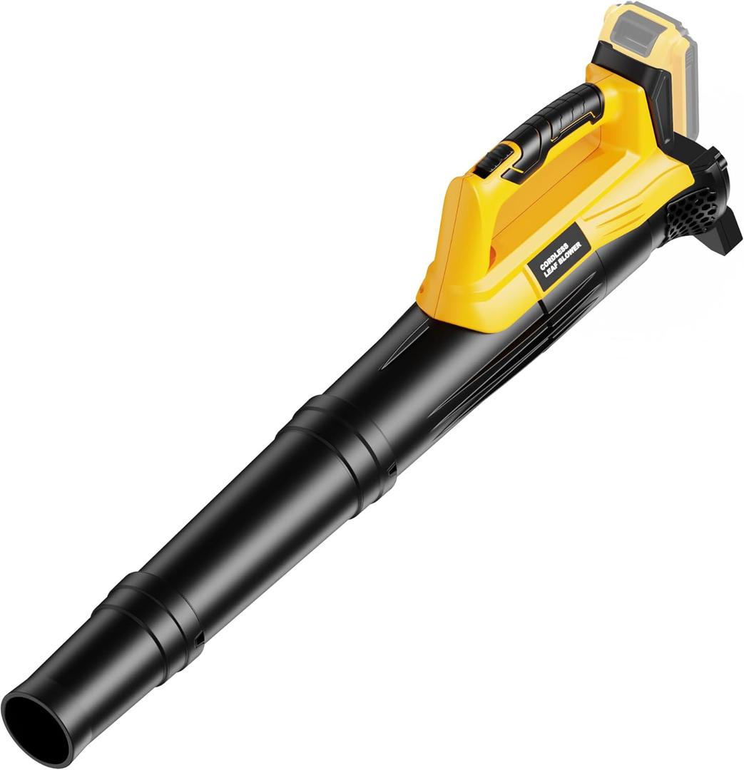 20V MAX Cordless Leaf Blower Compatible with DeWalt XR Battery (Tool Only) - 400CFM/130MPH Ultra Lightweight Electric Leaf Blowers for Patio, Lawn Care, Clearance(Battery Not Included)