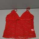 Womens Y2k Lace Cami Tank Tops Going Out Crop Tops Spaghetti Strap Mesh See Through Camisole Summer Casual Tops Small