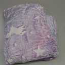 TEHALK Personalized Unicorn Blanket for Girls, Glow in The Dark, Fleece 30"x40"