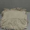 BOURINA Beige Throw Blanket 50x60 Inches Throw Textured Solid Soft Sofa Couch Decorative Knit Blanket
