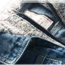 LJYH Boys' and Girls Basic Denim Trucker Jackets Children Fall Hoodies Trendy Jeans Coats 9/10yrs 140cm'' }