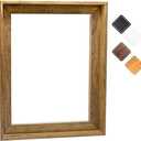 Canvas Floating Frame, Picture Wall Art Painting Frame for Finished Canvas Painting 1-1/4 Deep Picture Art Wall Decor. (Light Brown, 20x24)