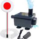 Upgraded Small Submersible Pump with Water Level Sensor, 6.5ft Lift, Condensate Pumps with Overflow Alarm, 12V Condensate Pump For HVAC/Dehumidifier/Ice Maker/Air Cooler/Air Conditioner, Auto Shut Off