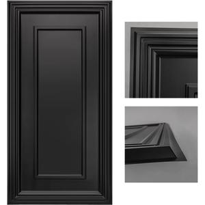 Art3d 12-Pack Drop Ceiling Tiles, 24x28 Inch PVC Panels in Black