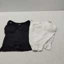 EUYZOU Women's Tummy Control Shapewear Tank Tops - Seamless Body Shaper Compression Top (Large, Black/White/Grey 3pk)