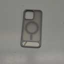 Temdan Magnetic Compatible with iPhone 15 Pro Max Case, [Built-in Invisible Kickstand][Compatible with MagSafe] [Military Grade Shockproof] Slim Translucent Matte Phone Case for iPhone 15 Pro Max 6.7" (Gray)