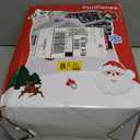 10.5 FT Animated Christmas Inflatables Santa Claus on Airplane, Santa Claus on Helicopter with Merry Christmas Banner, Xmas Blow Ups Outdoor Decorations for Yard Garden Lawn Holiday Home Party Decor