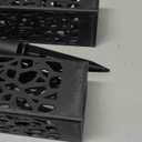 LVXINLI Artificial Cemetery Flowers, Gravesite Decoration Roses, Memorial Bouquets with Cemetery Vase, Vibrant and Long-Lasting Colors (Red + White, 2 Bundles)