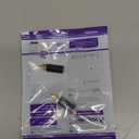 VCE 2-Pack Gold Plated 3.5mm 1/8 inch Female Mono Jack to RCA Male Adapter