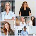 Reading Glasses for Women-5 Pack Blue Light Blocking Square Fashion Readers with Spring Hinge Computer Eyeglasses(Mix1, 2.50x)