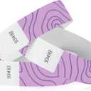 500 WristCo Purple Topographic Tyvek Wristbands for Events  Security Cuts & Tamper-Proof Design to Prevent Reuse  Premium-Grade Bracelets for Hospital & Medical ID, Party & VIP Identification