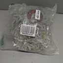 6 Pcs Christmas Candle Rings Wreaths Artificial Red Berries Snowy Pine Candle Rings Holder for Christmas Wedding Home Table Centerpiece