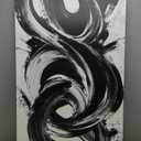 Abstract Wall Art Decor Wall Pictures for Living Room Large Black and White Wall Art Prints Abstract Canvas Art Wall Decor Modern Minimalist Wall Art Decorations Bedroom Home Wall Art Decor 24" X 48"