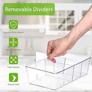 Multi Purpose Clear Plastic Bins 2 piece