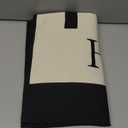 YOOLIFE Gifts for Women - Initial Canvas Tote Bag & Makeup Bag, Birthday Gifts for Women Mom Sister Friends