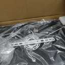 8-Light Large Flush Mount Ceiling Light Fixture, 31" Black Hallway Light, Metal Cage Closed to Ceiling Mounted Lights, Farmhouse Flush Mount Light Fixture for Bedroom Kitchen Hallway Entryway