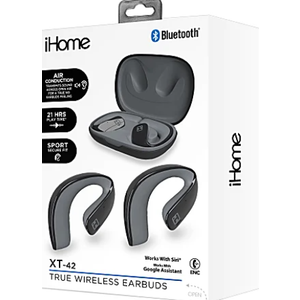 IHOME TW OPEN EAR EARBUDS BLACK